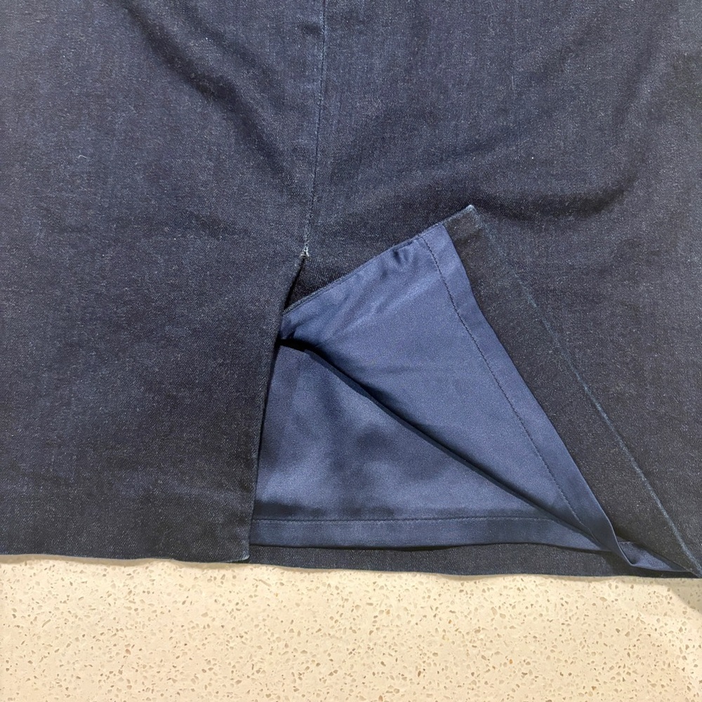 Boden Denim Pencil Skirt Size 10 - Picture 6 of 9